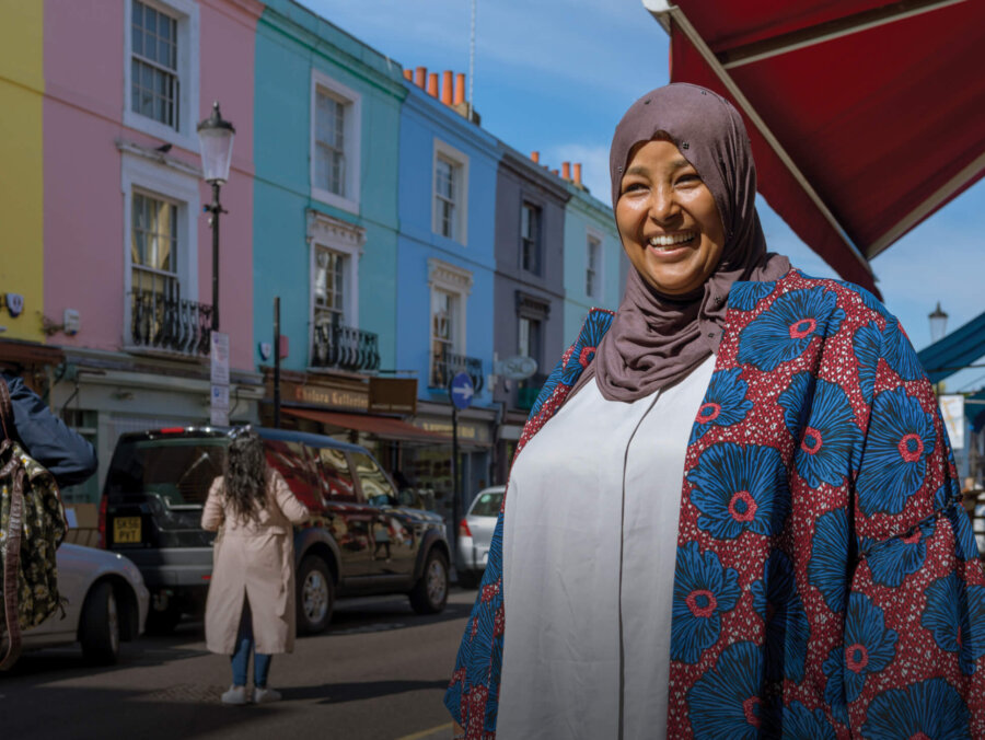 Campden Charities image of beneficiary in Portobello Road