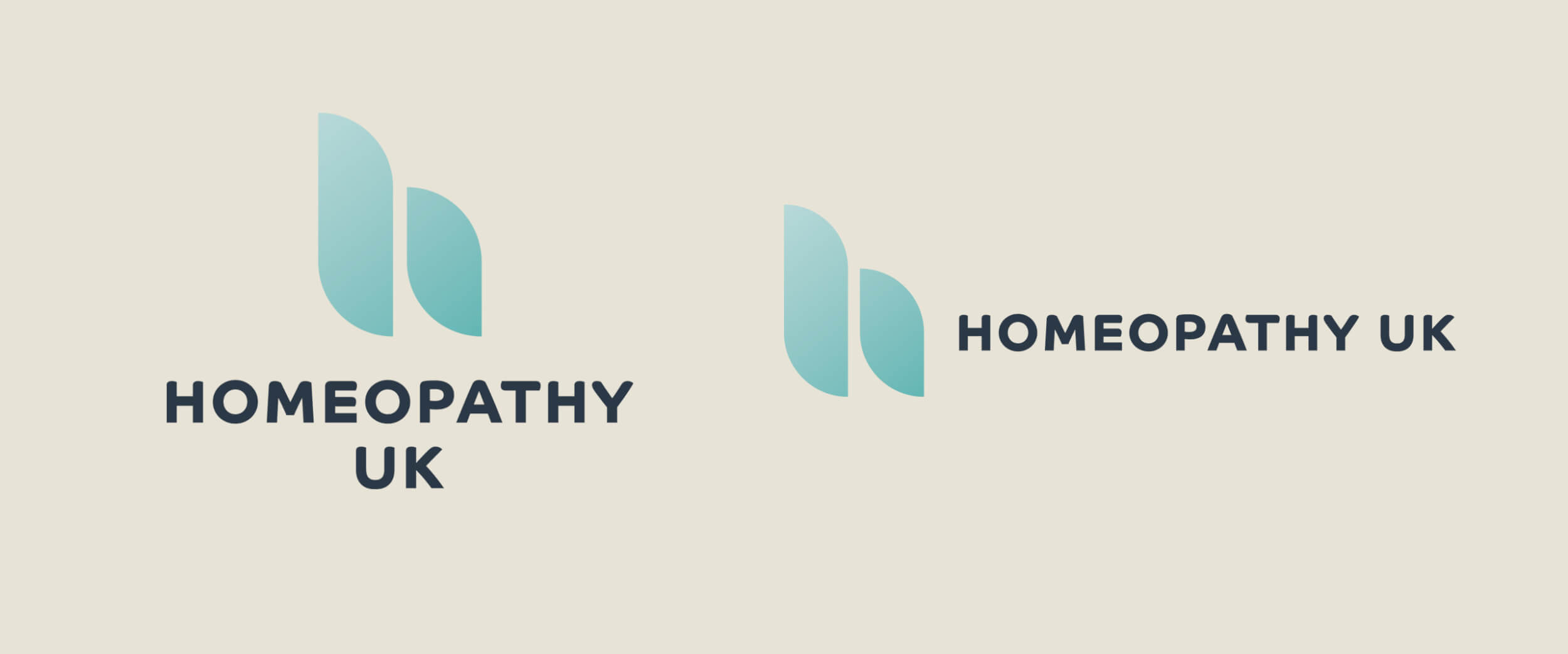 Homeopathy UK logo variations
