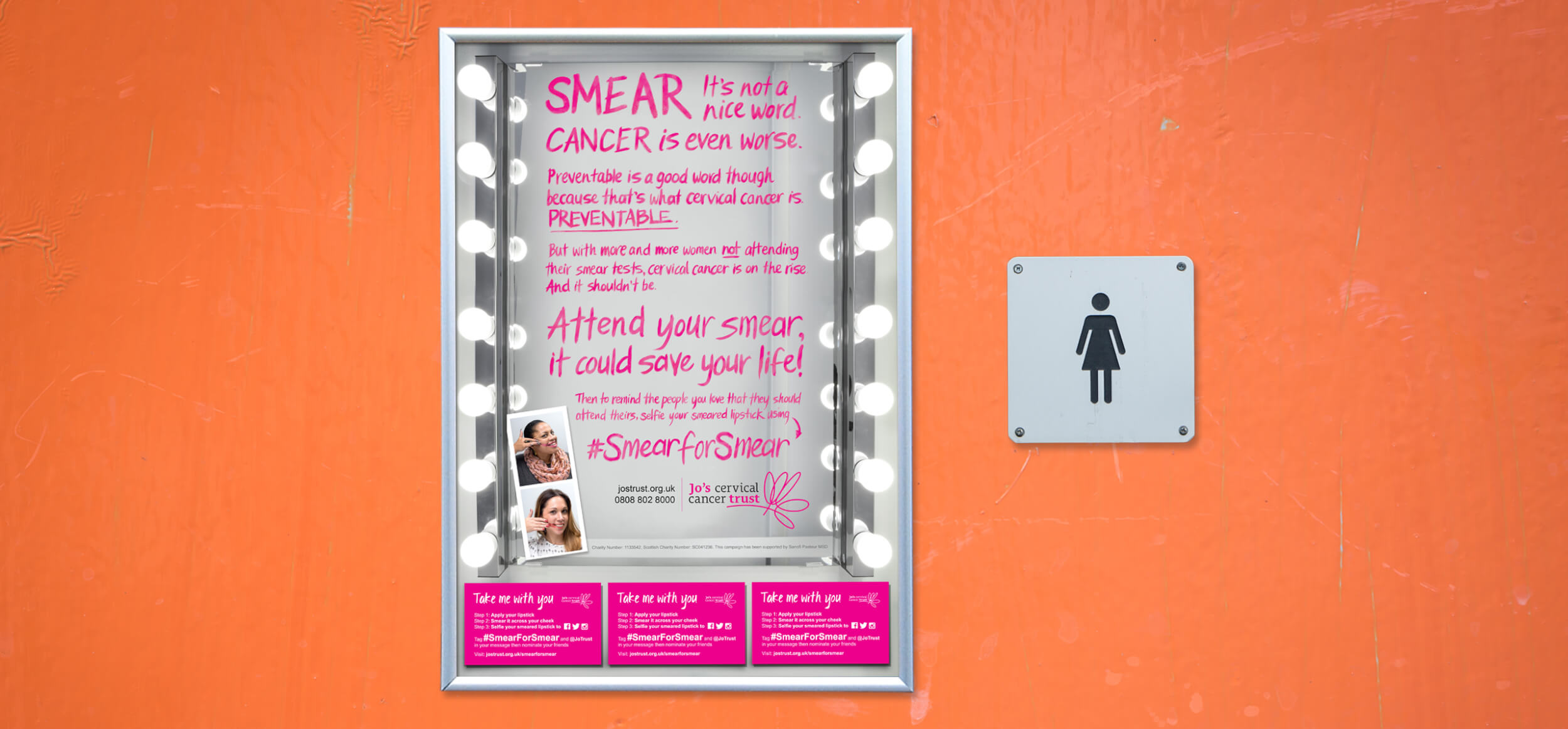 Jo's Trust Prevention Awareness Campaign Washroom Poster
