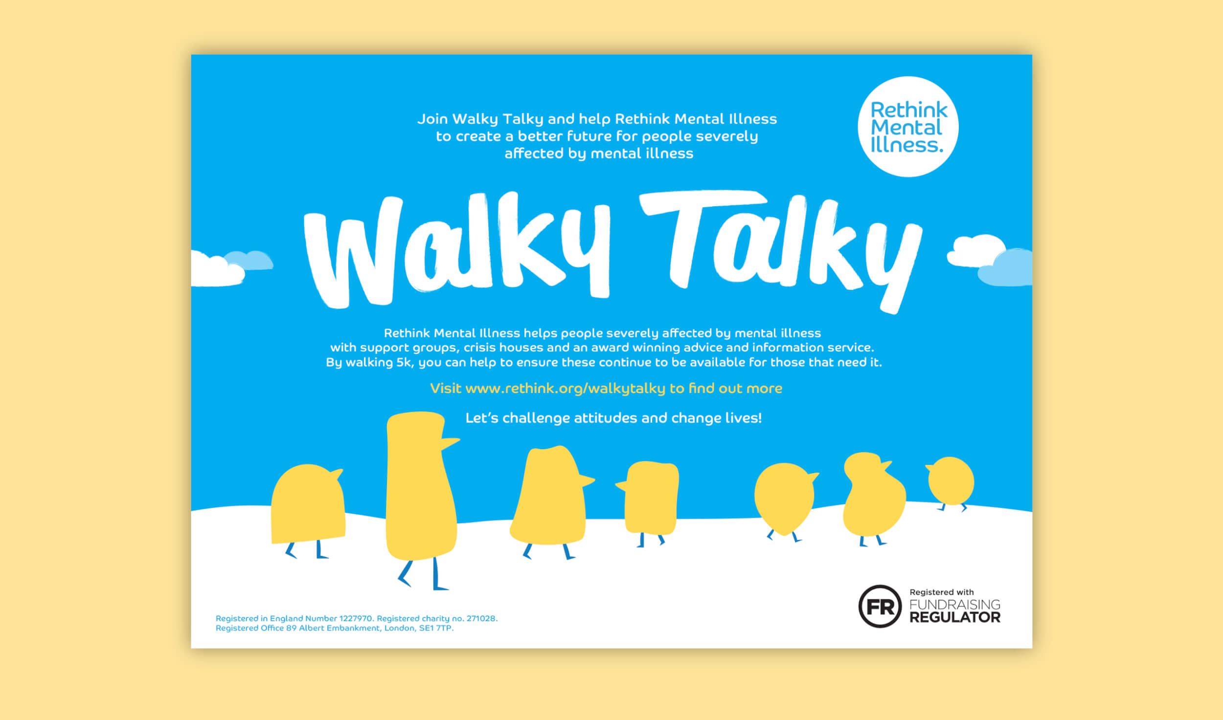 Walky Talky Charity Event Empty Promo Poster