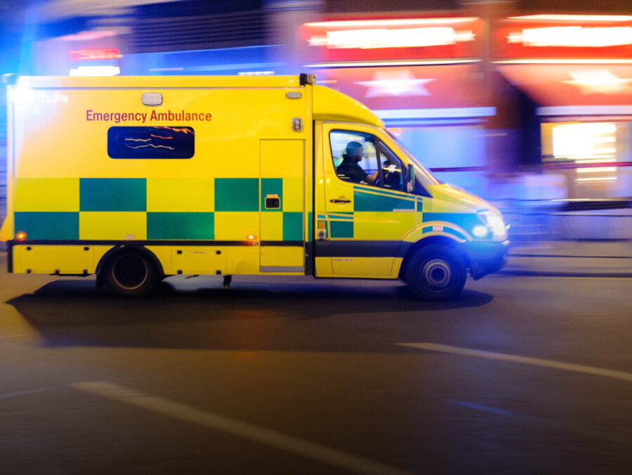 NHS queue emergency image