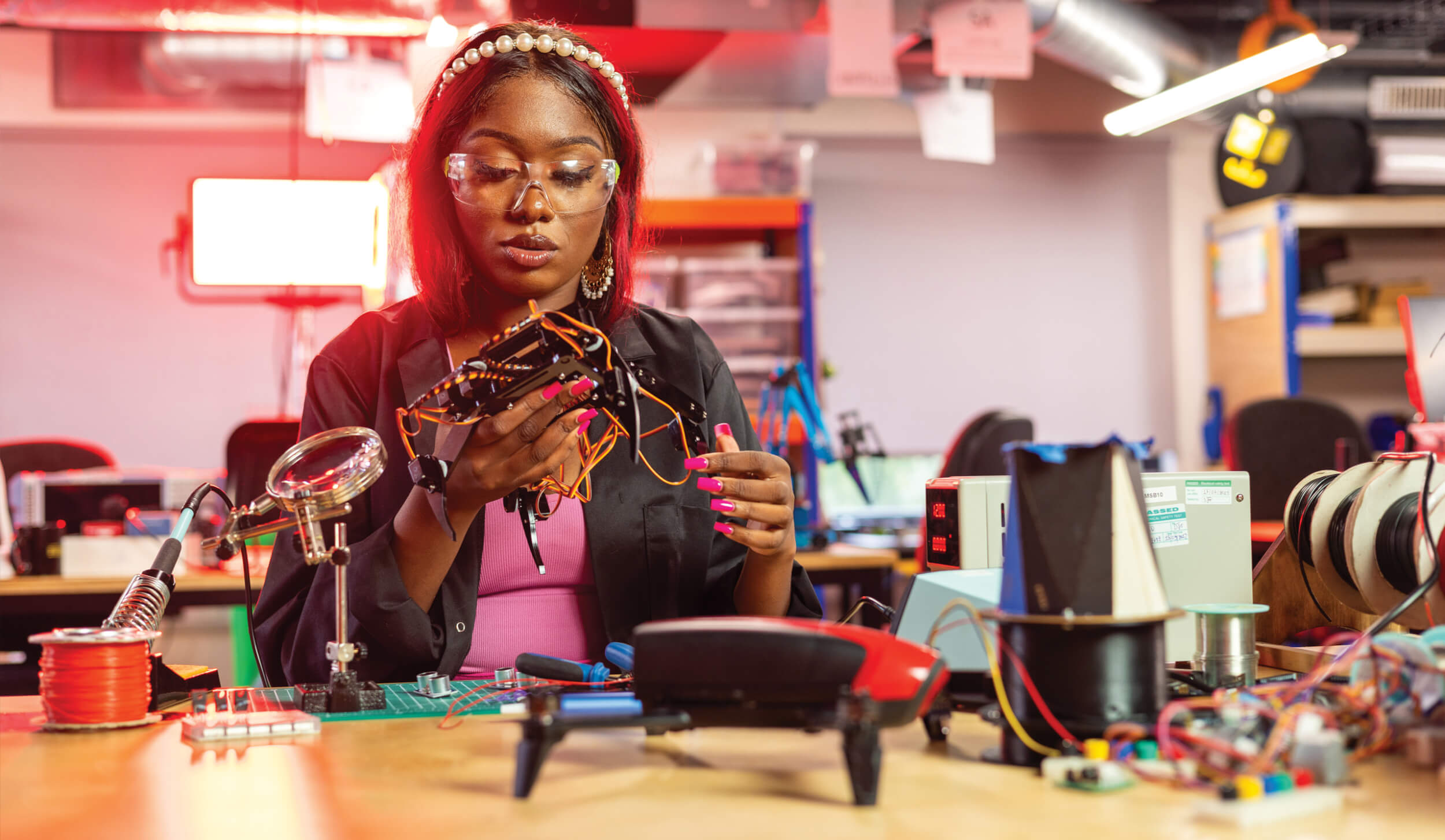 Young female engineer in the robotics © This is Engineering.jpg